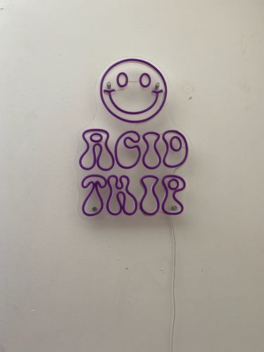 Customer photo review of 'Acid Trip' Neon Sign