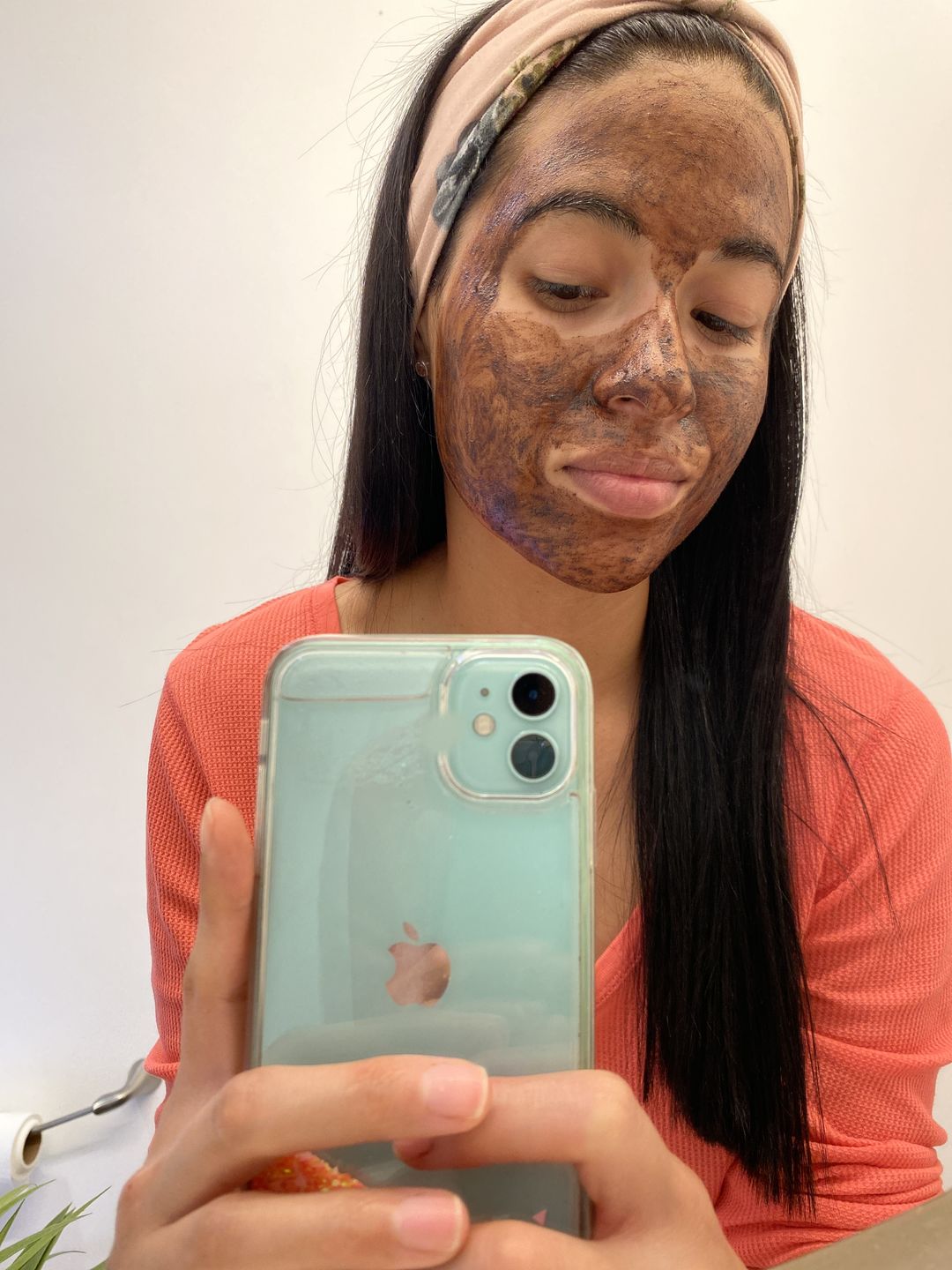 Customer photo review of Exfoliante / Mascarilla Facial de Tepezcohuite y 5 arcillas