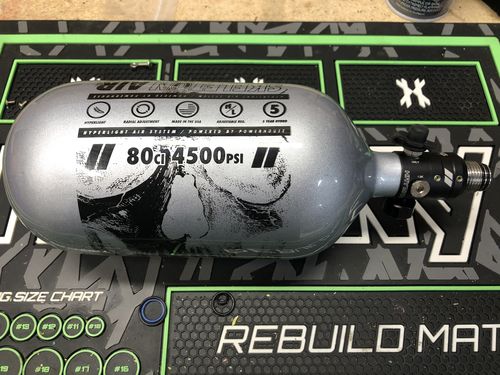 Skeleton Air Hyperlight Tank - Savage Skull - 80/4500 w/ HAYMKR Reg (Pre Order)