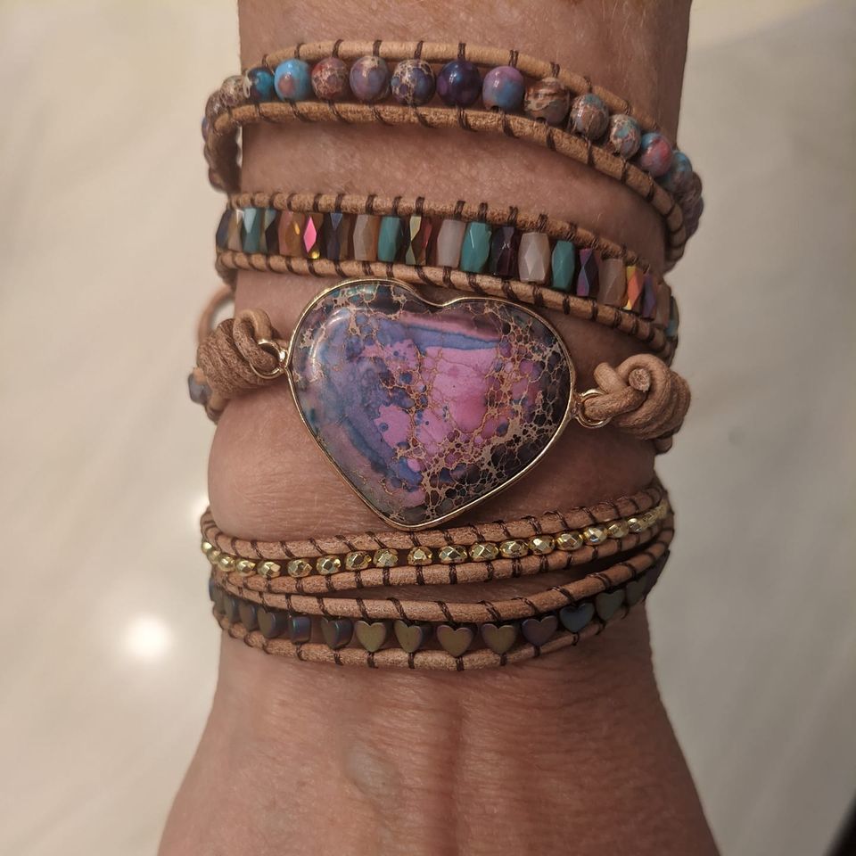Customer photo review of Intense Love Protection Wrap Bracelet