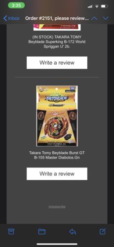 Customer photo review of Takara Tomy Beyblade Burst GT B-155 Master Diabolos.Gn