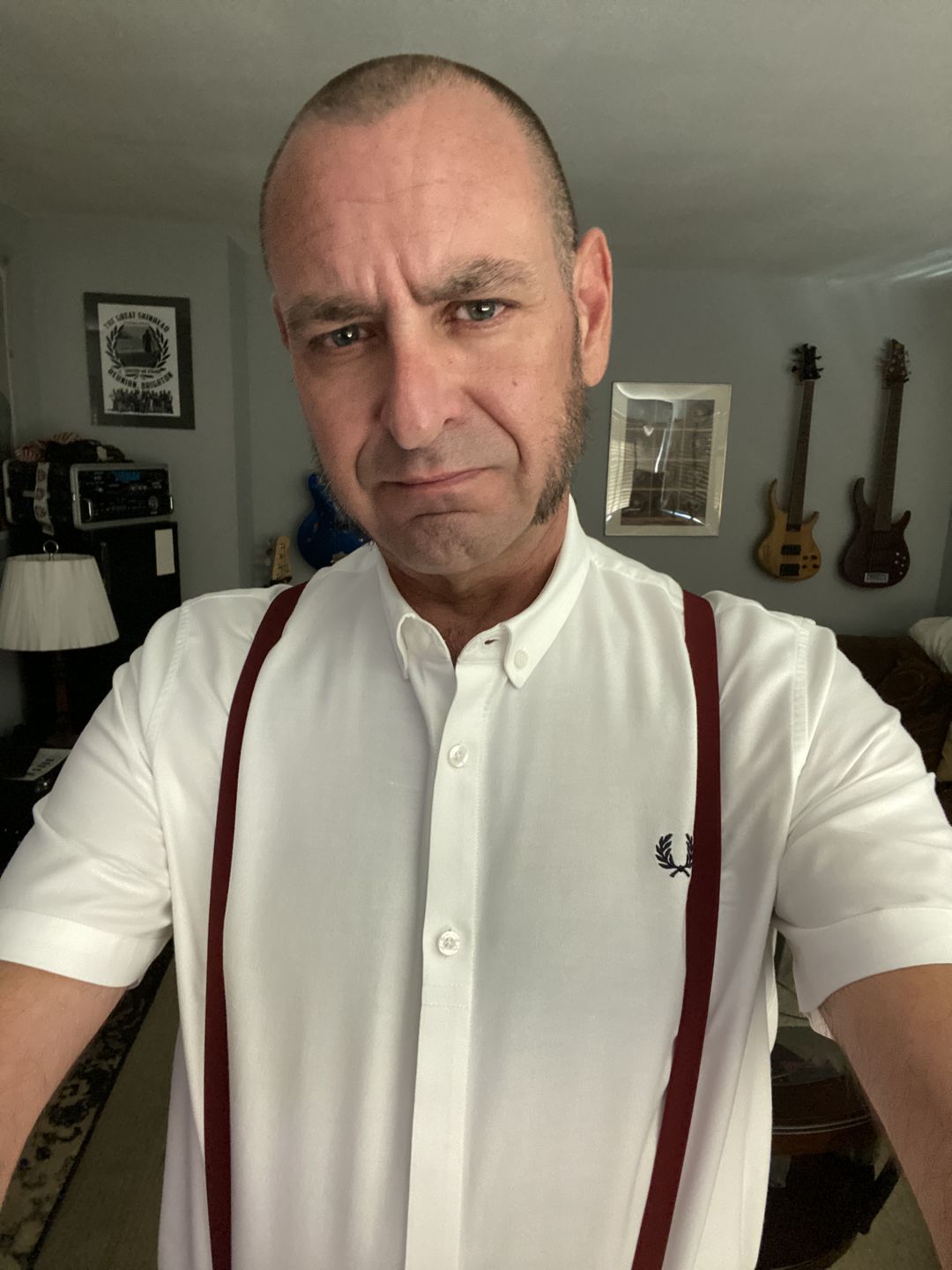 Customer photo review of Braces and Buckles - Burgundy