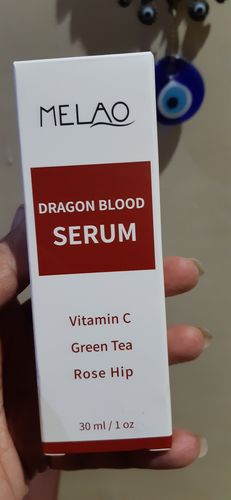 Customer photo review of Dragon Blood Serum (Rose Hip)