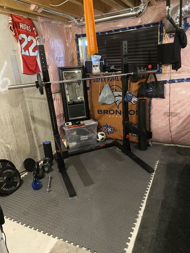 Customer photo review of Squat Rack 3x3 inch - heavy duty squat stand