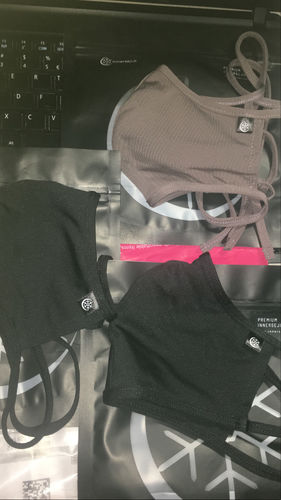 Customer photo review of Face Mask Plain Series with Pocket Filter