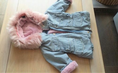 Customer photo review of Veste en Jean à fourrure "Like Mommy"