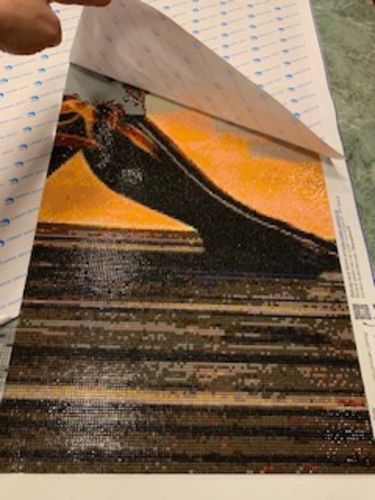Customer photo review of Diamond Painting - Nachdenklich