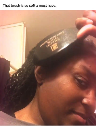 Customer photo review of Peculiar Roots Lint- Free Loc Brush
