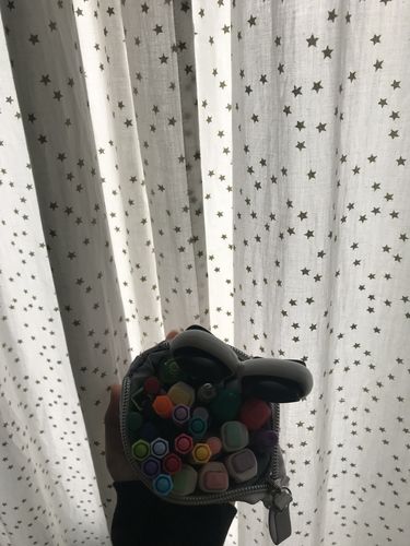 Customer photo review of Tsuki Pop-up Pencil Case ☾