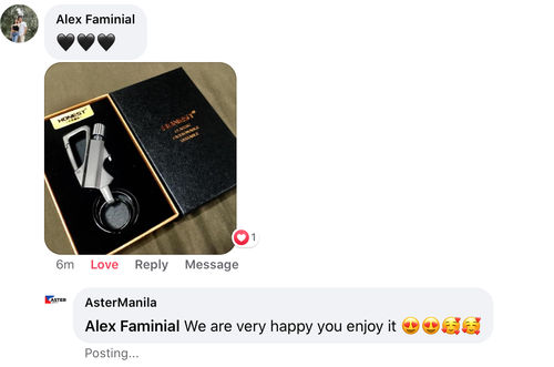 Customer photo review of Aster Premium Key-Chain (Unlimited Fire)