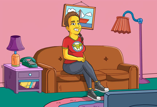 Customer photo review of RETRATO EM ARQUIVO DIGITAL FAMILIA AMARELA