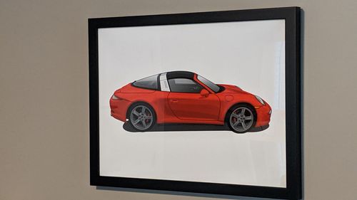 Customer photo review of Custom Car Portrait
