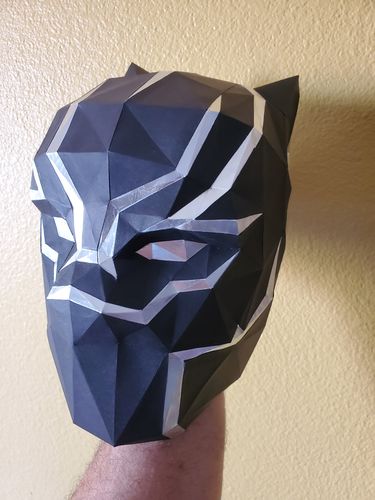 Customer photo review of Masque Black Panther