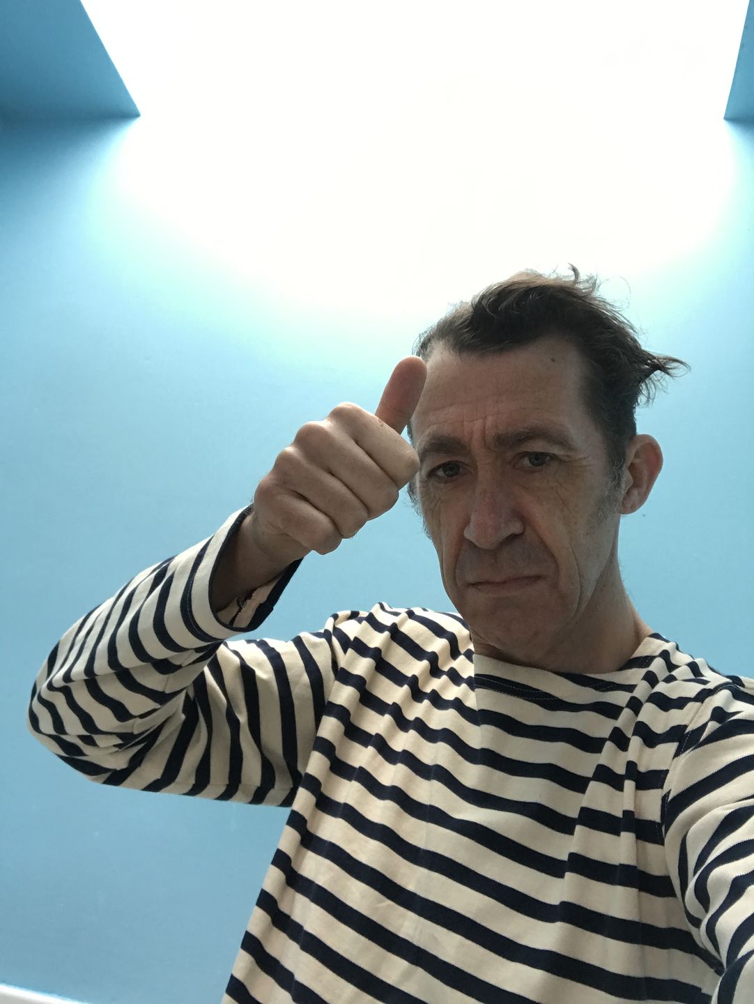 Customer photo review of Breton Stripe Long Sleeve T-Shirt