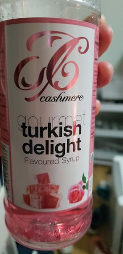 Customer photo review of Turkish Delight Coffee Syrup