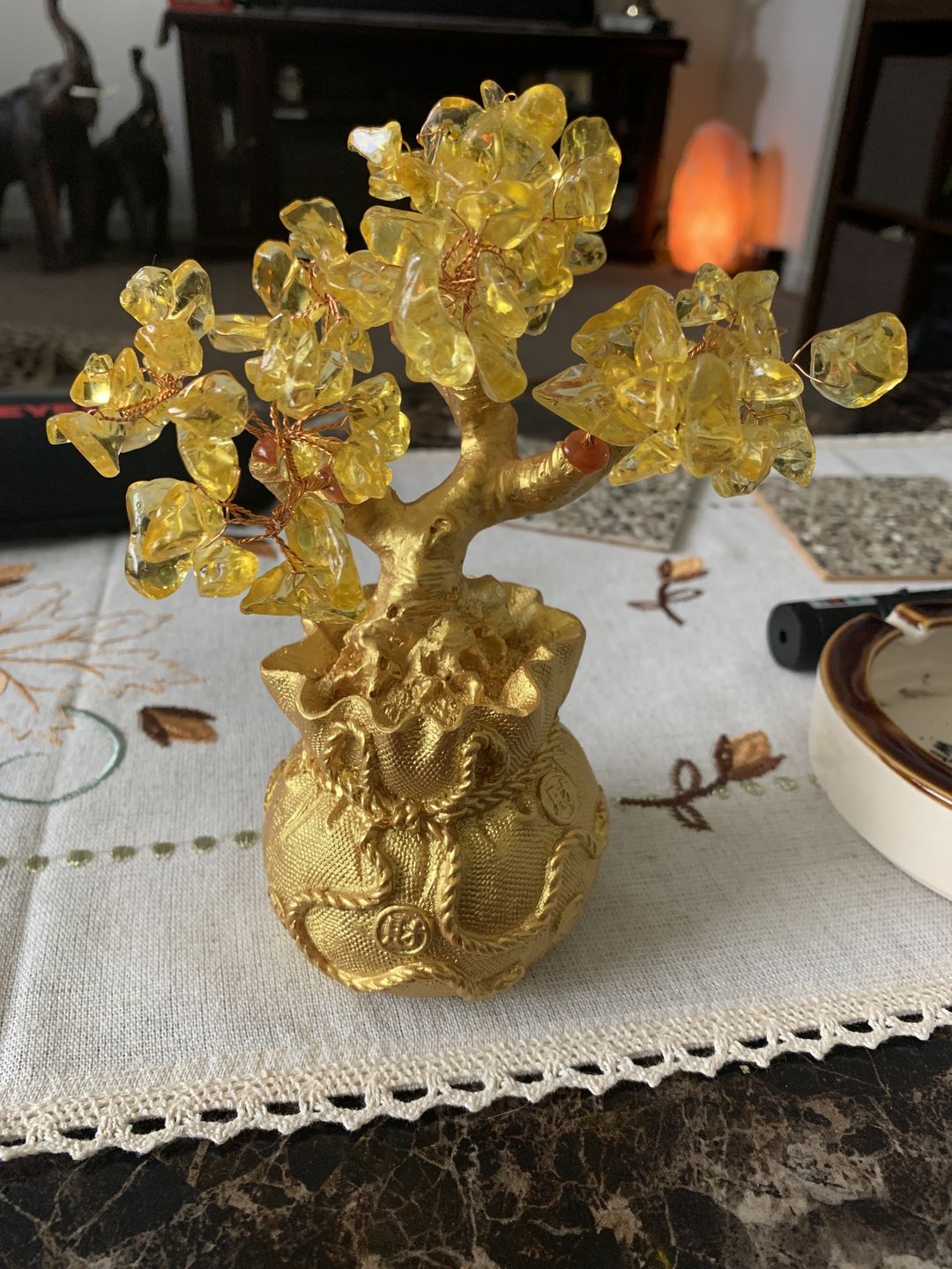 Customer photo review of Feng Shui Citrine Money Tree Wealth Ornaments