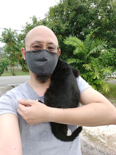 Customer photo review of Face Mask Stripe Series