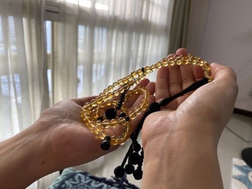Customer photo review of The Joyous One Tasbih-  Citrine Gemstones