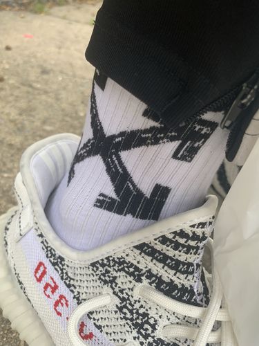 Customer photo review of Off White Sock
