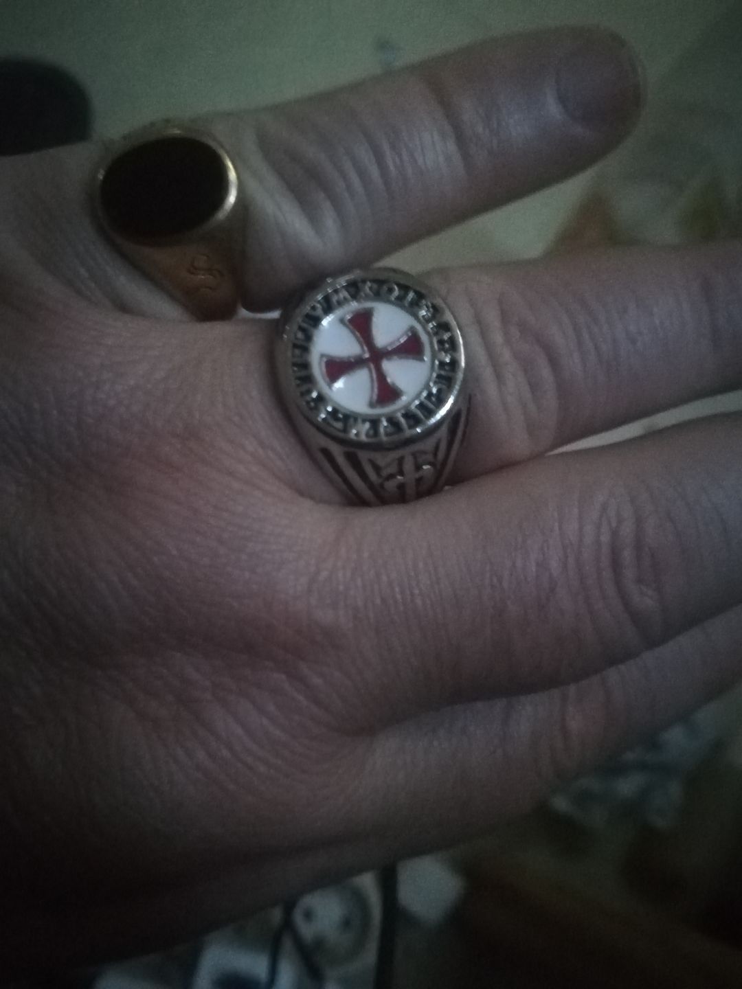 Customer photo review of Bague Héritage Templier
