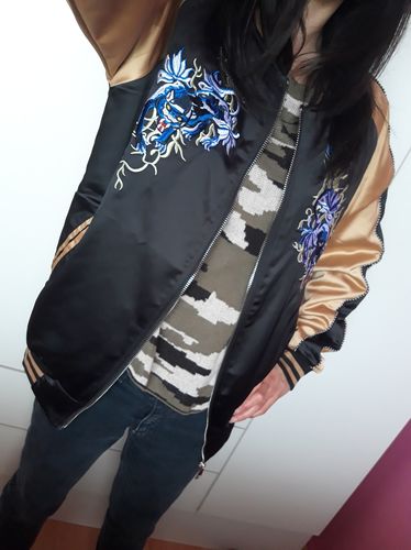 Customer photo review of Blue Panther Sukajan Souvenir Jacket