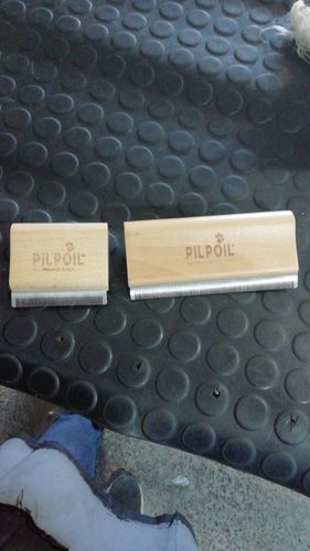 Customer photo review of Brosse Anti-Poils Chien, Chat, Cheval, Lapin | Original | Pilpoil®