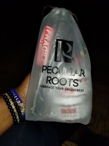 Customer photo review of Peculiar Roots Lint- Free Loc Brush