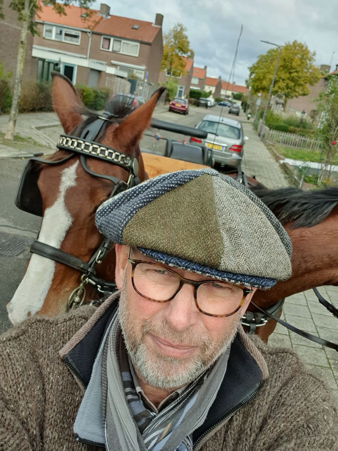 Customer photo review of Eight Piece Cap Patchwork Tweed