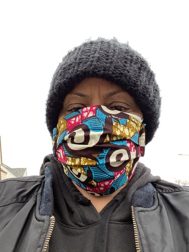 Customer photo review of PACK OF 6 ADULT REUSABLE FACE MASK