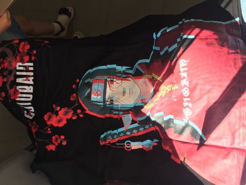 Customer photo review of Itachi Uchiha - Streetwear T-shirt