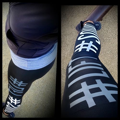 Customer photo review of Hashtag Lift Squat & Boss Girl Push Up Fitness Leggings