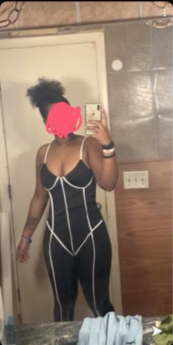 Customer photo review of Combinaison longue débardeur