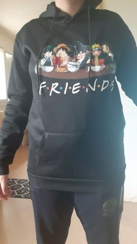 Customer photo review of Anime Shonen - Friends Hoodie