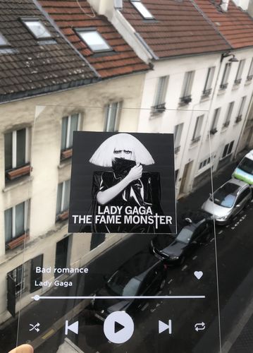 Customer photo review of Plaque personnalisée