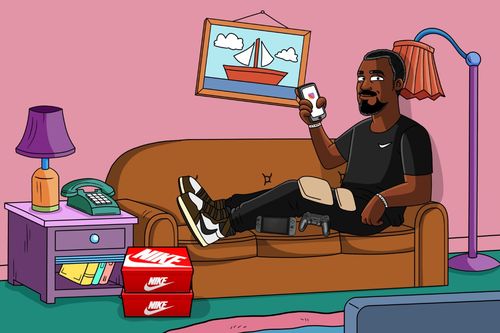 Customer photo review of Le Portrait Simpson Personnalisé Digital