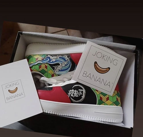 Customer photo review of Sneaker Demon Slayer - Giyu Tomioka