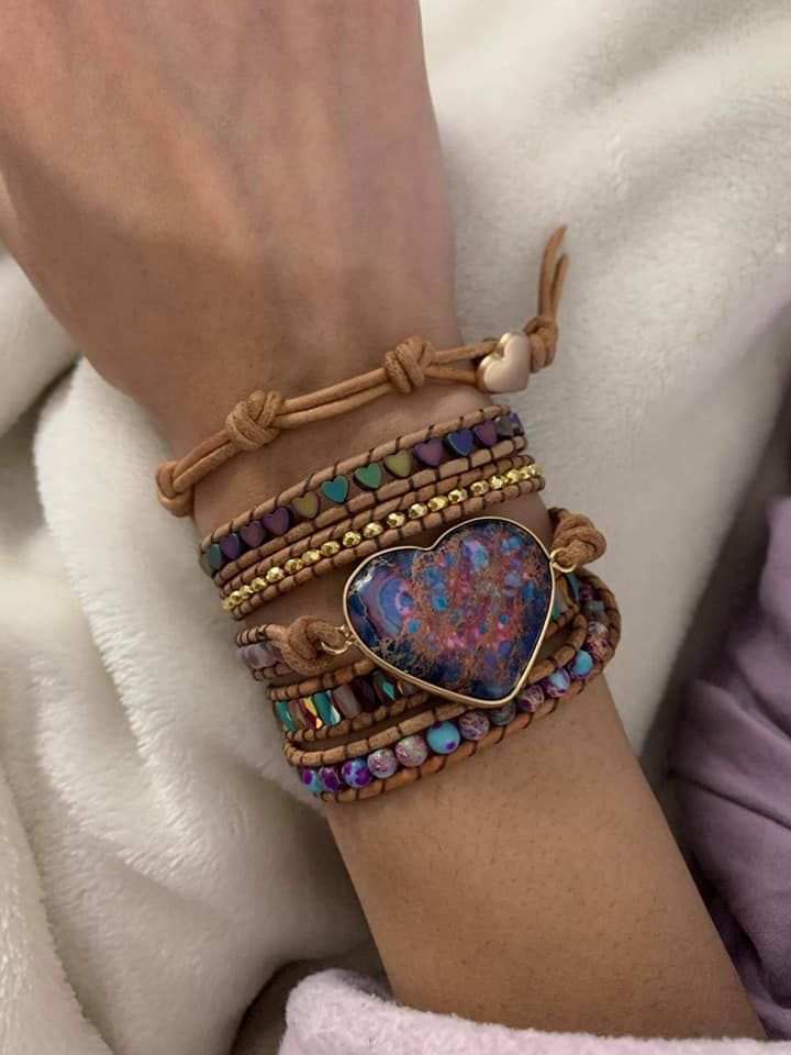 Customer photo review of Intense Love Protection Wrap Bracelet