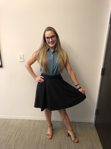 Customer photo review of Grace Circle Skirt
