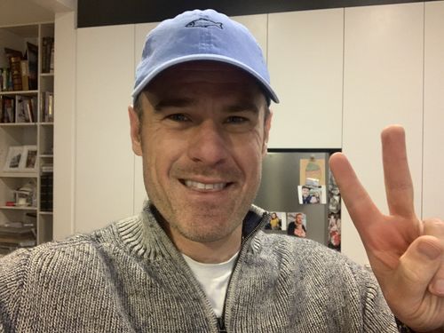 Customer photo review of Fish Cap Blue