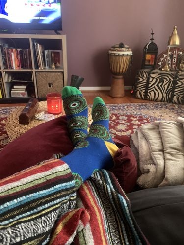 Customer photo review of The Classic Afrisocks Collection