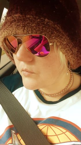 Customer photo review of Ball & Chain Necklace