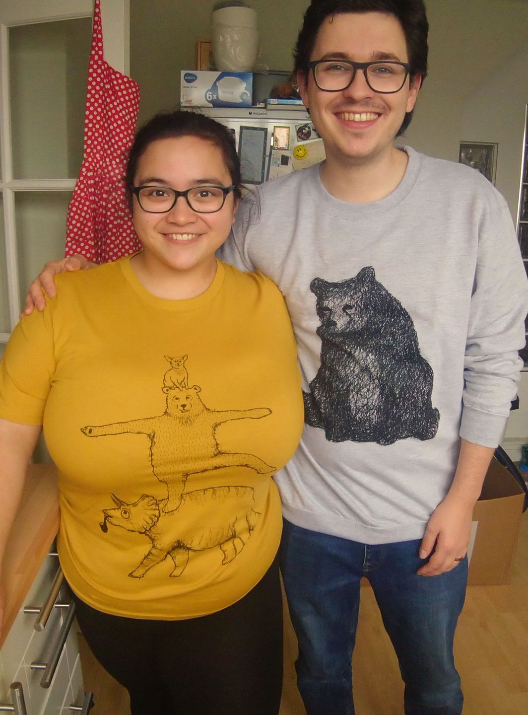 Customer photo review of 'Old Bear New Tricks' T-Shirt