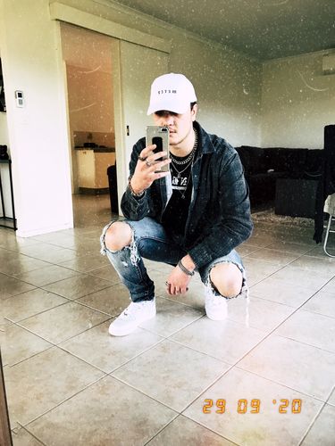 Customer photo review of Mini Padlock Necklace