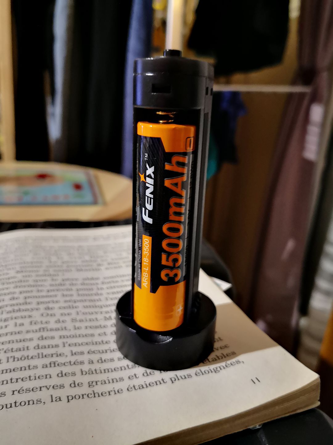 Customer photo review of Pile rechargeable Fenix ARB-L18 - 18650 - 3500 mAh pour toutes les lampes Fenix utilisant des 18650