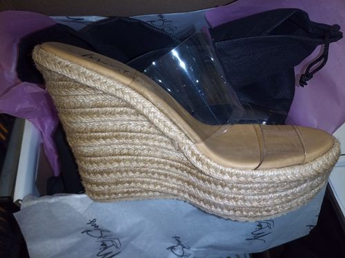 Customer photo review of Plataforma Miriam Transparente
