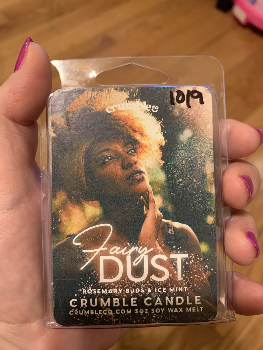 Customer photo review of Fairy Dust Wax Melts