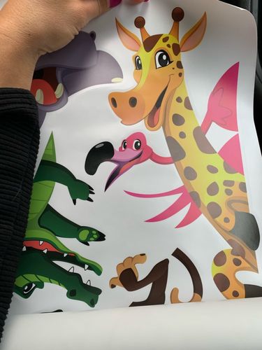 Customer photo review of Sticker Porte Éléphant