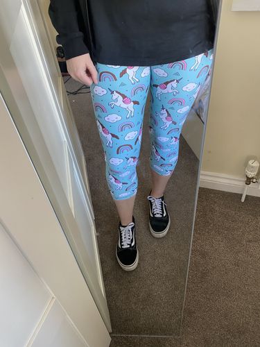 unicorn running tights