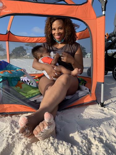 Customer photo review of Pop N' Go® Playpen