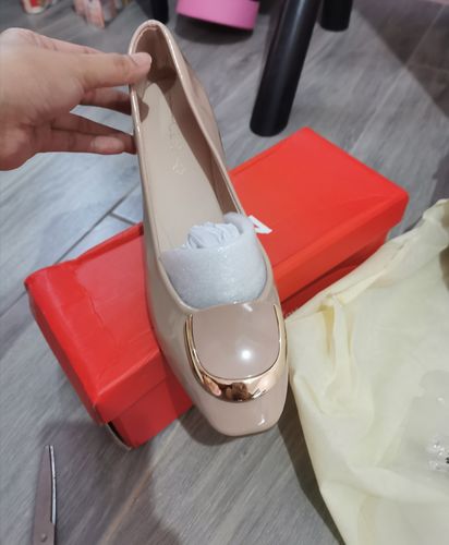Customer photo review of Calmness Flat Ballerinas